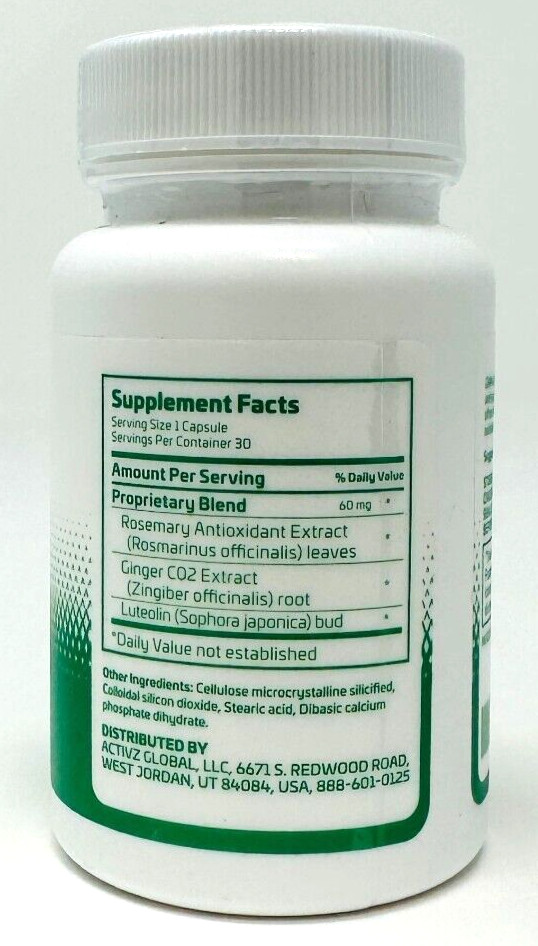 ACTIVZ GNM-X NRF2 Activator – 30 Capsules Dietary Supplement ACTIVE