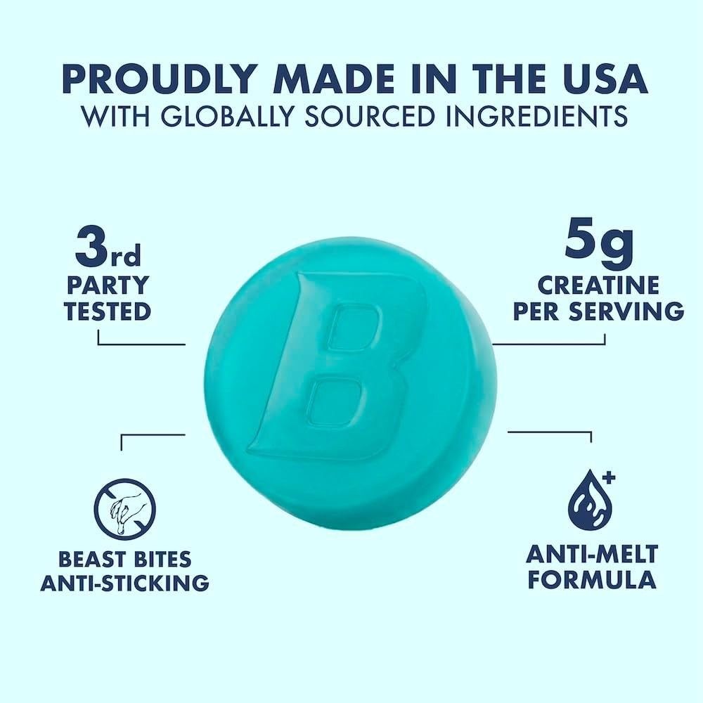 Creatine Infused Gummies – 5g Monohydrate for Recovery & Performance – 150 Count