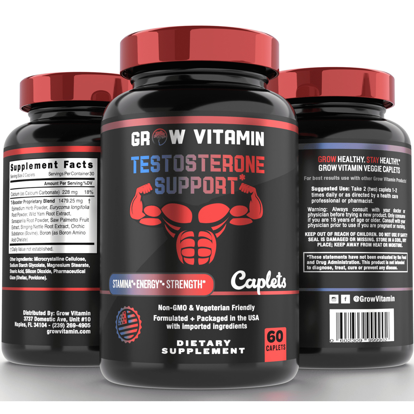 Prime Labs / Grow Vitamin – Original Men’s Test Booster