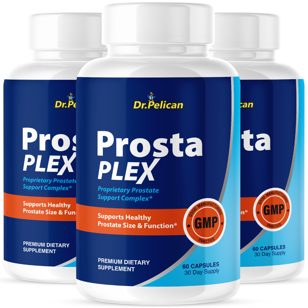 Prosta Plex – Prostate Support- 3 Bottles- 180 Capsules
