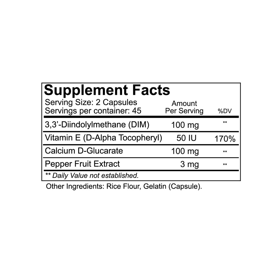 NutraKey – DIM Hormonal Balance, Estrogen Support & Wellness Formula-90 Capsules