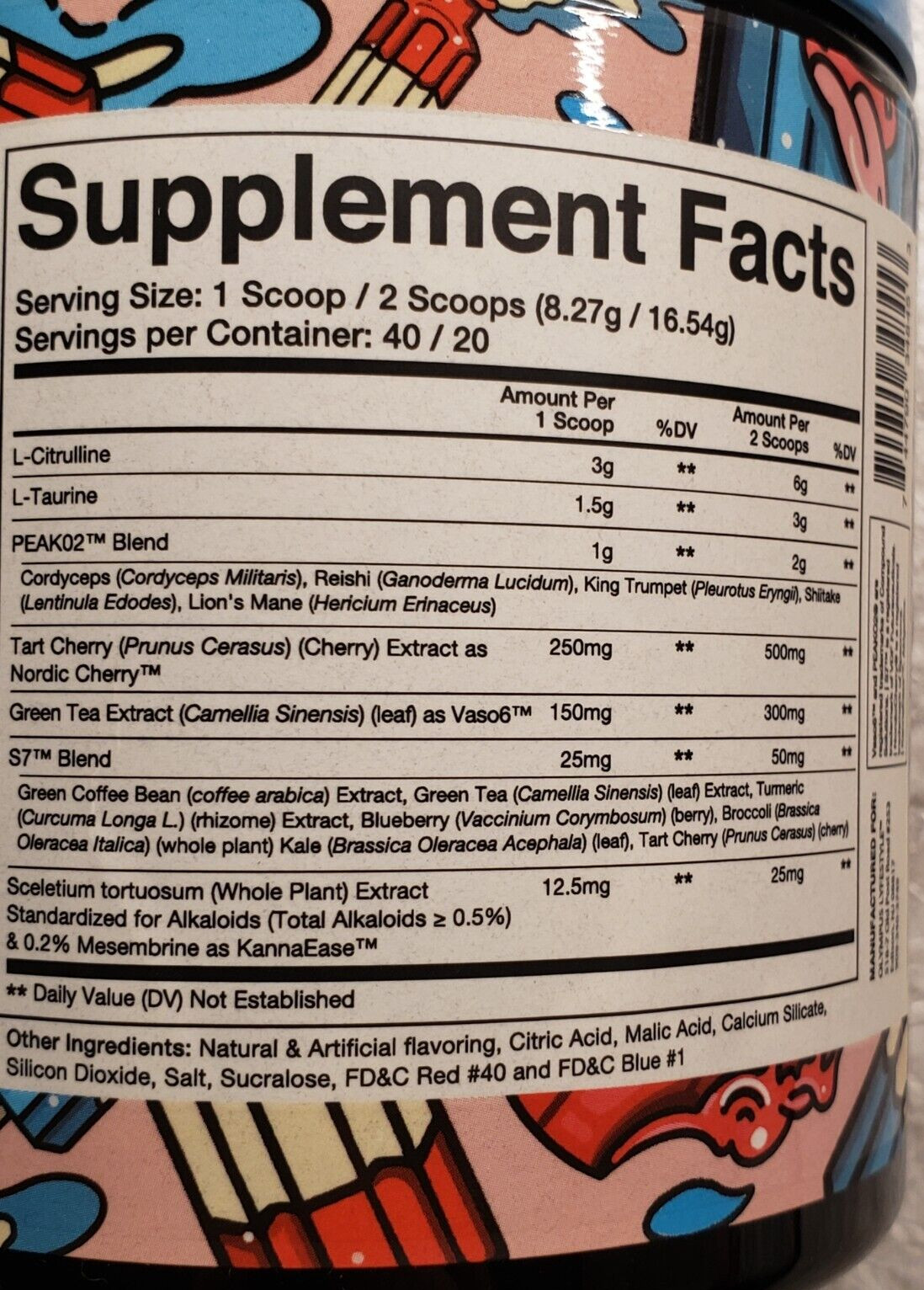 Olympus – NO MERCY Non-Stimulant Pre-Workout – Bombsicle – 40 Serv – Exp 8/2025