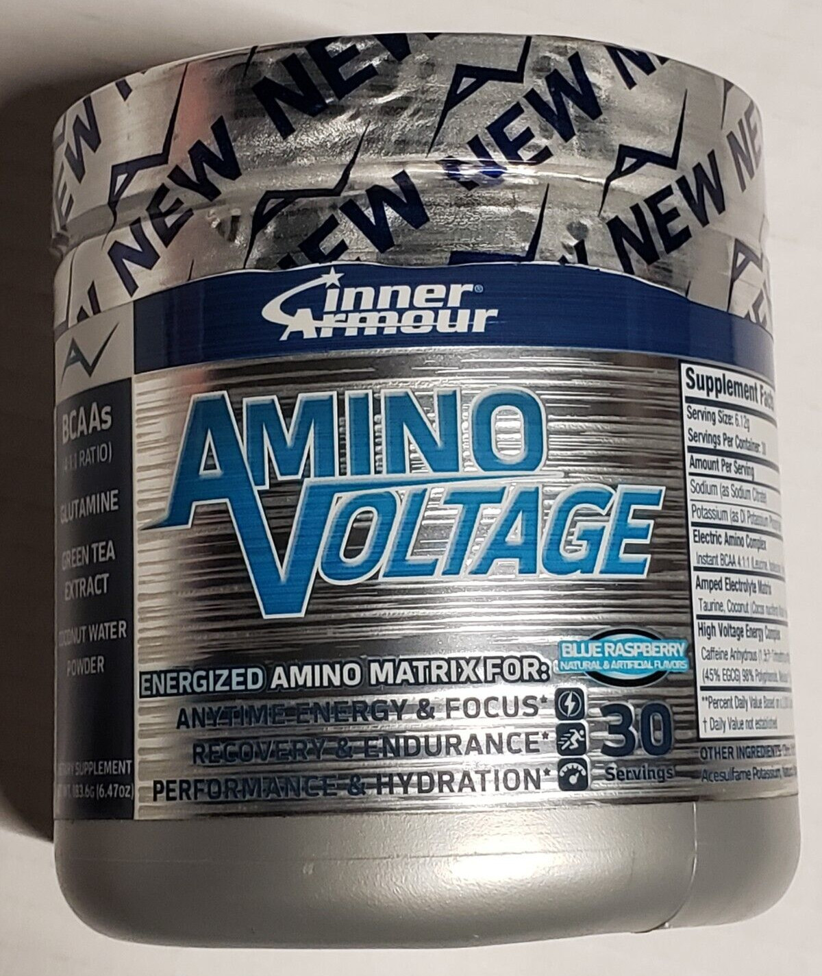 Inner Armour – AMINO VOLTAGE – Energized Amino Matrix – Blue Raspberry – 4/2024