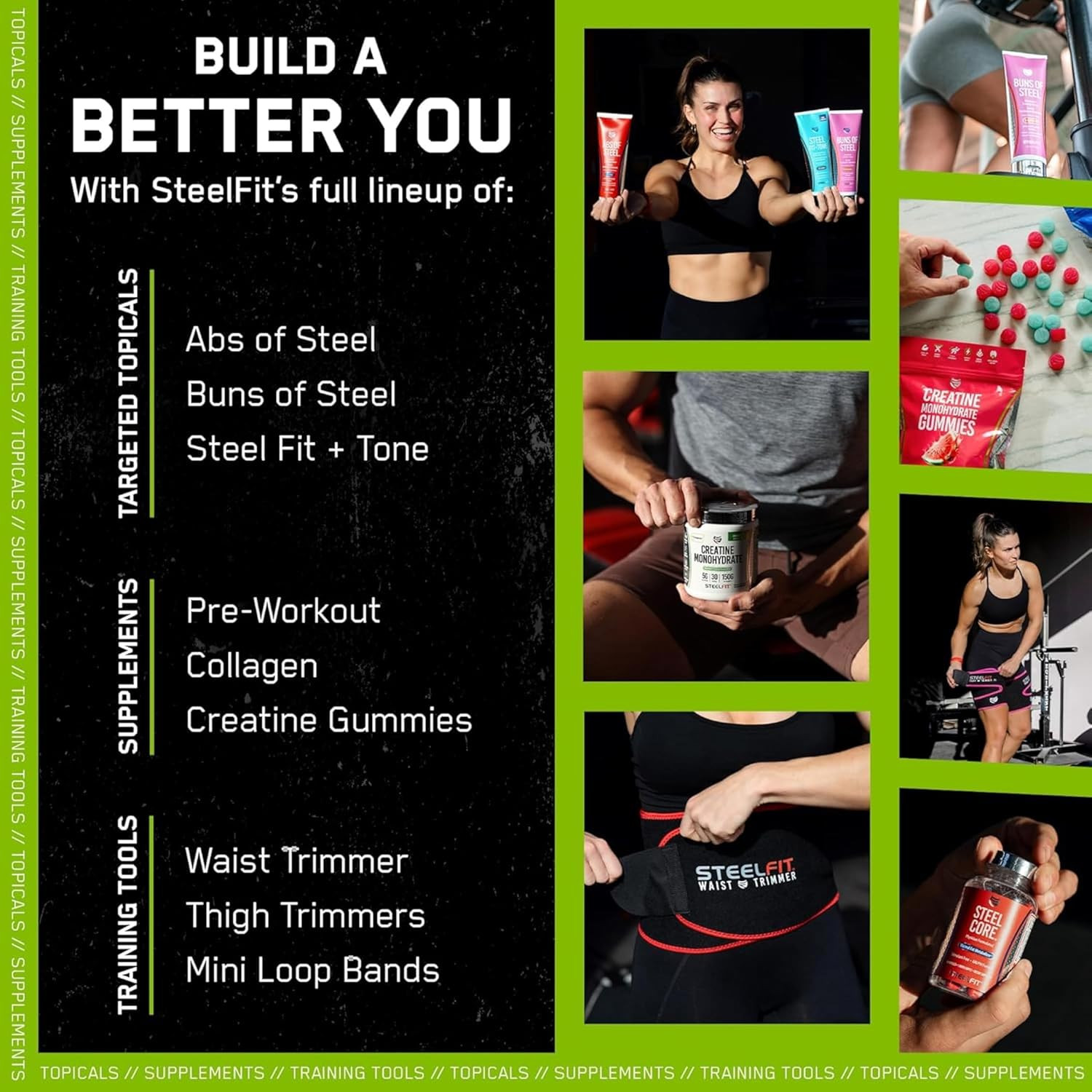 Steelfit Creapure Creatine Monohydrate Powder, Unflavored – German Micronized Cr