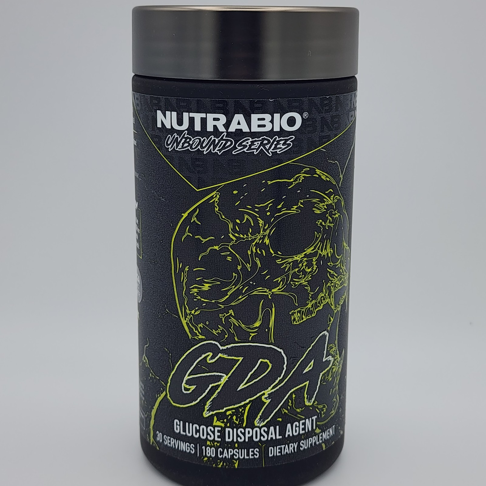 Nutrabio Unbound GDA Supplements Glucose Disposal Agent 180 Capsules 30 Servings