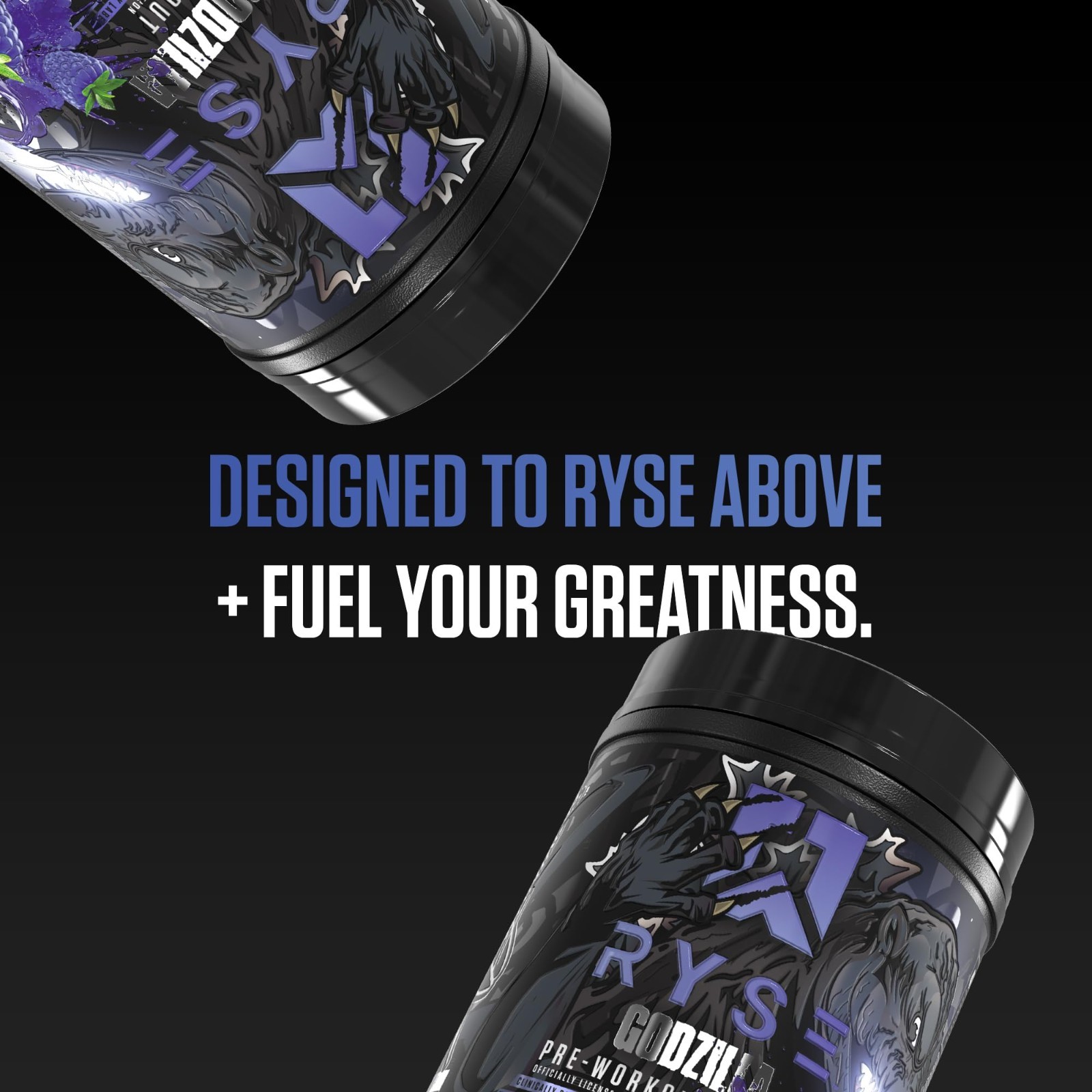 High-Stim Pre Workout Powder – Blue Raspberry, 400mg Caffeine, Energy & Focus, C
