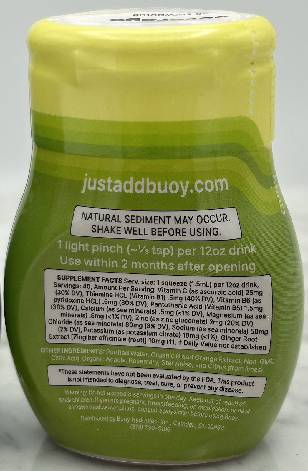 2 Buoy Hydration & Immunity Drops 2 fl oz Sealed New Bottles BB 5/2027