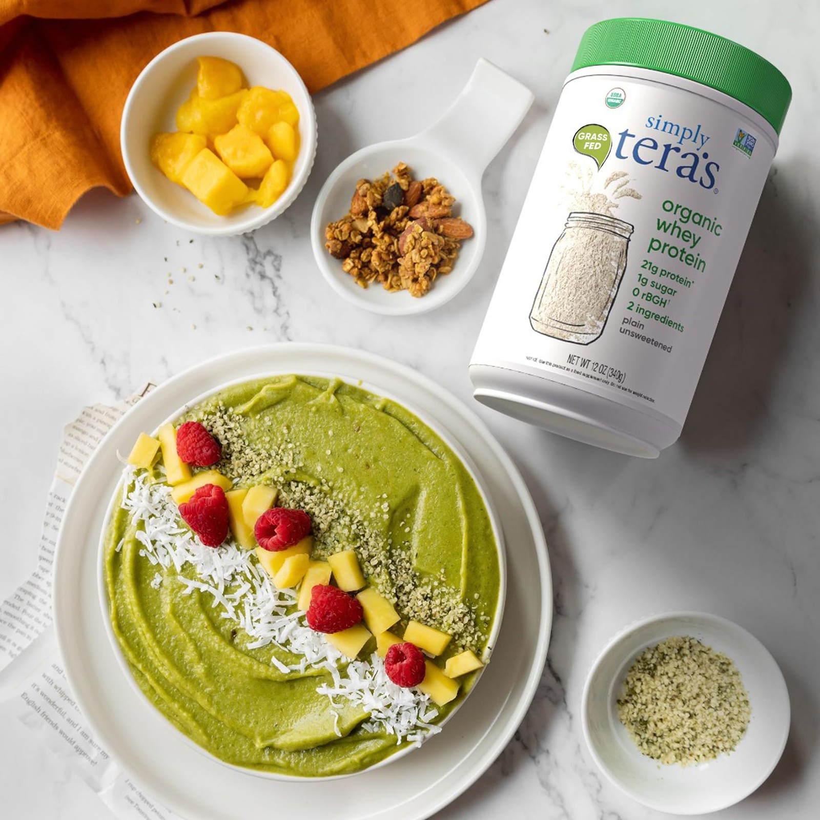 Organic Whey Protein Powder – Grass Fed Whey Protein Powder Without Artificial S