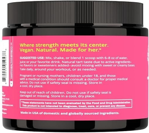 Happy Healthy Hippie Creatine HCl Powder with KSM-66 Ashwagandha|Vegan Creatine