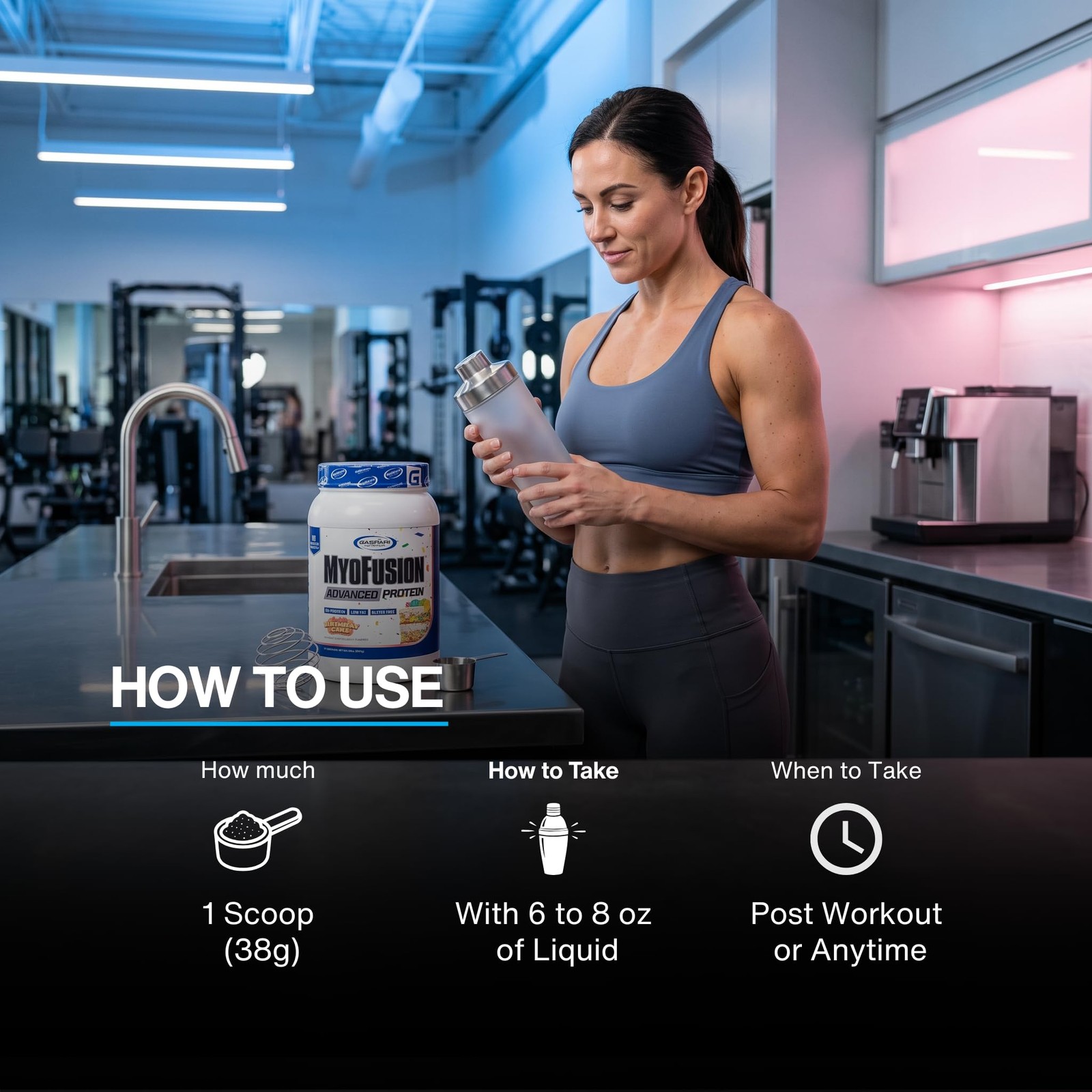 Gaspari Nutrition Myofusion Advanced Protein Protein Blend Whey Protein Casein