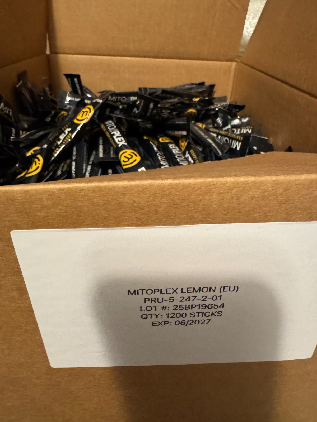Pruvit MITOPLEX 50 PACK Upgraded electrolytes CHOICE Of LEMON, LIME or ORANGE