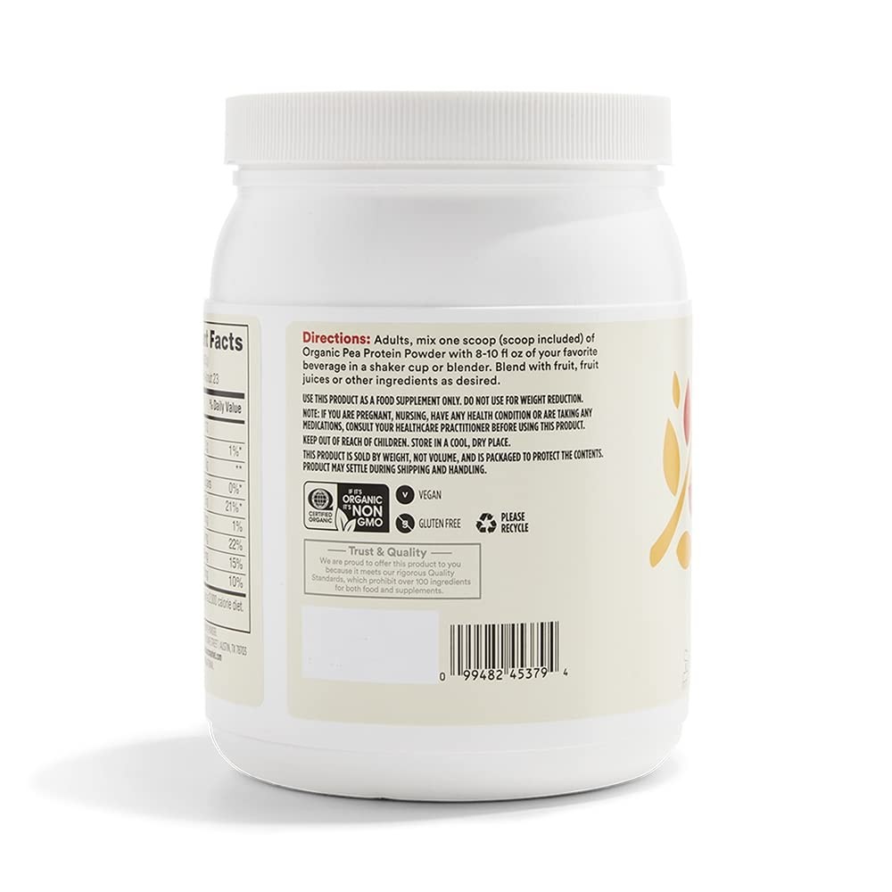 365 by Whole Foods Market, Organic Pea Protein, 16 Ounce 1 Pound (Pack of 1)