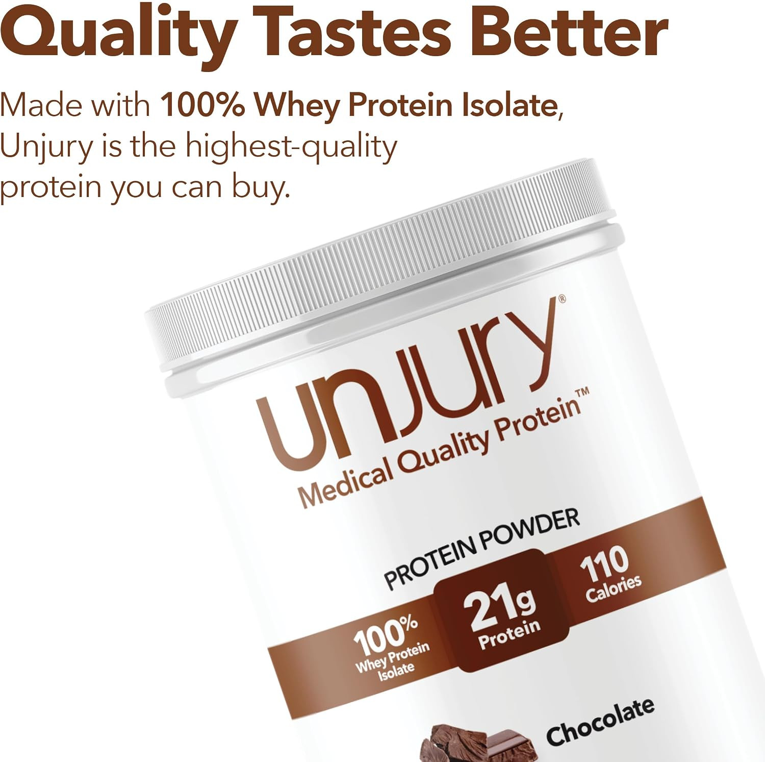 Whey Protein Powder | Chocolate Protein Powder | 21G 100% Whey Isolate Protein P