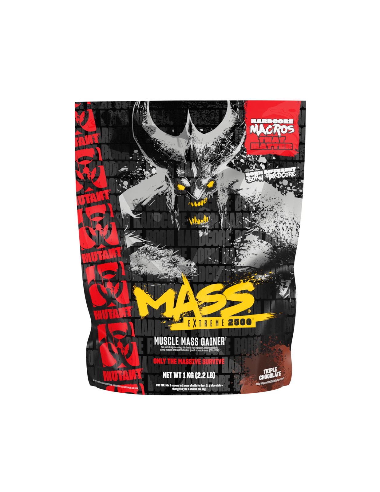 Mutant Mass Extreme 2500 – High Calorie Gainer 2.19 Pound (Pack of 1)