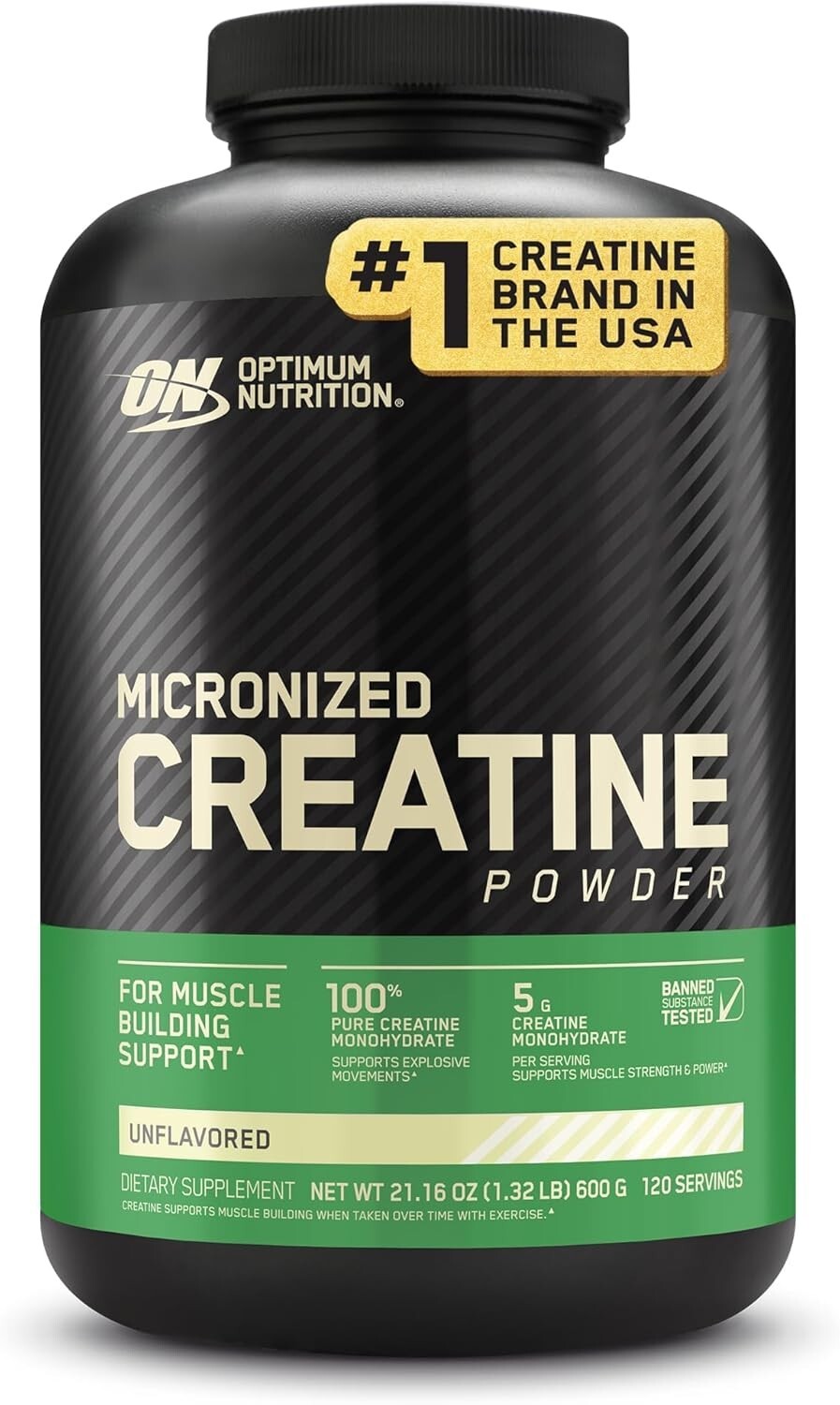 High-Potency Micronized Creatine – 600g for Strength & Recovery in Athletes