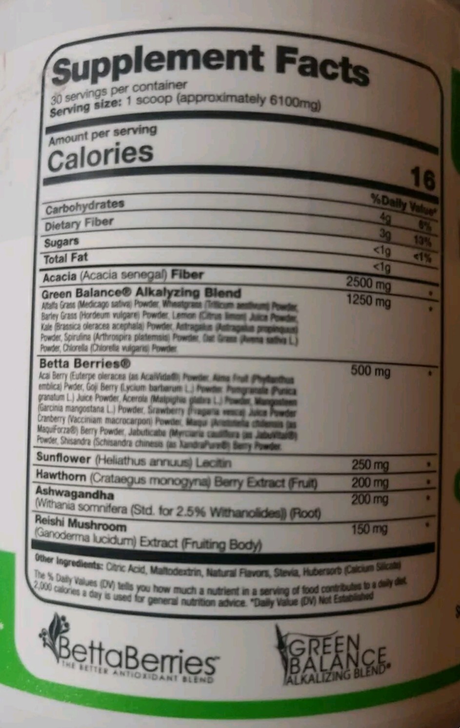 Flow GREENS Fruits & Vegg 7 oz Size (30 Serv) Lemon Grass Flavor BEST BY 08/24