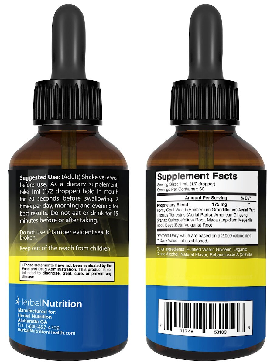 Body Building Supplement Muscle Force Max 2 Bottle Pack 175mg Growth Formula