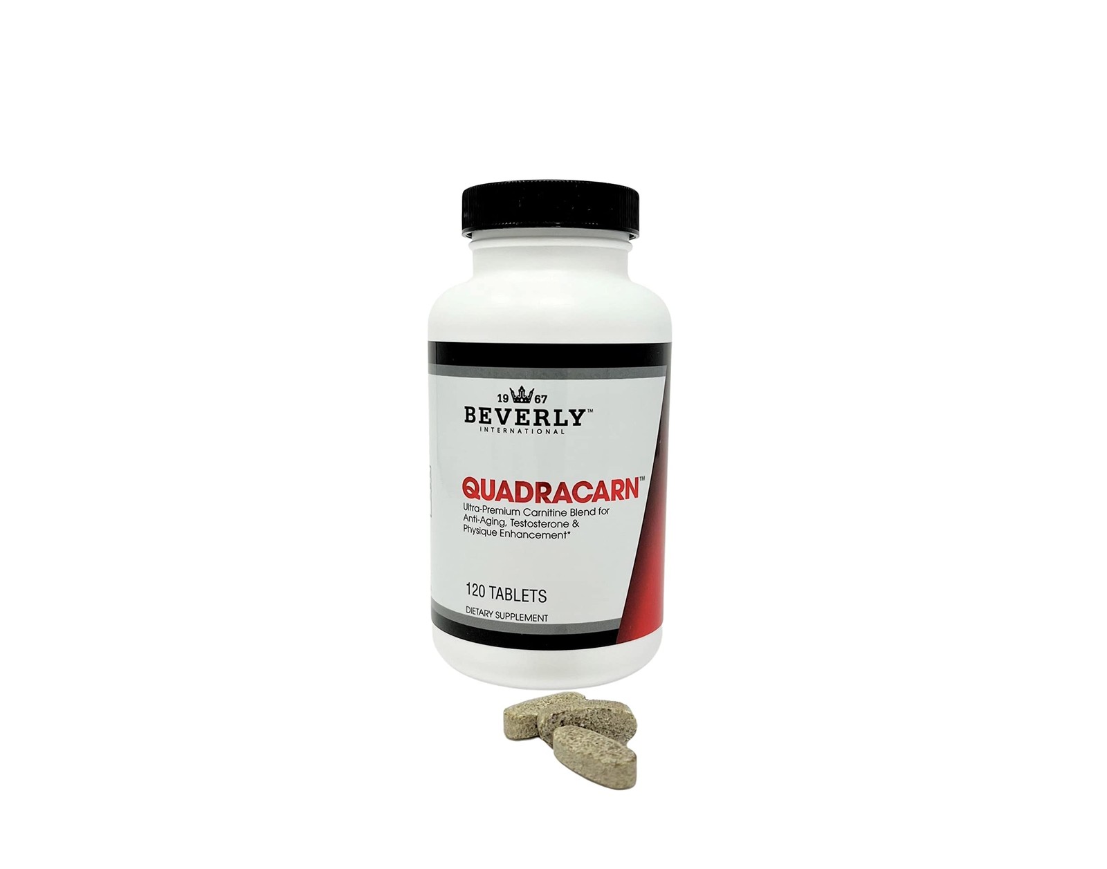 Beverly Quadracarn Supplement for Fat Loss Muscle Boost Energy and Mood 120 C…
