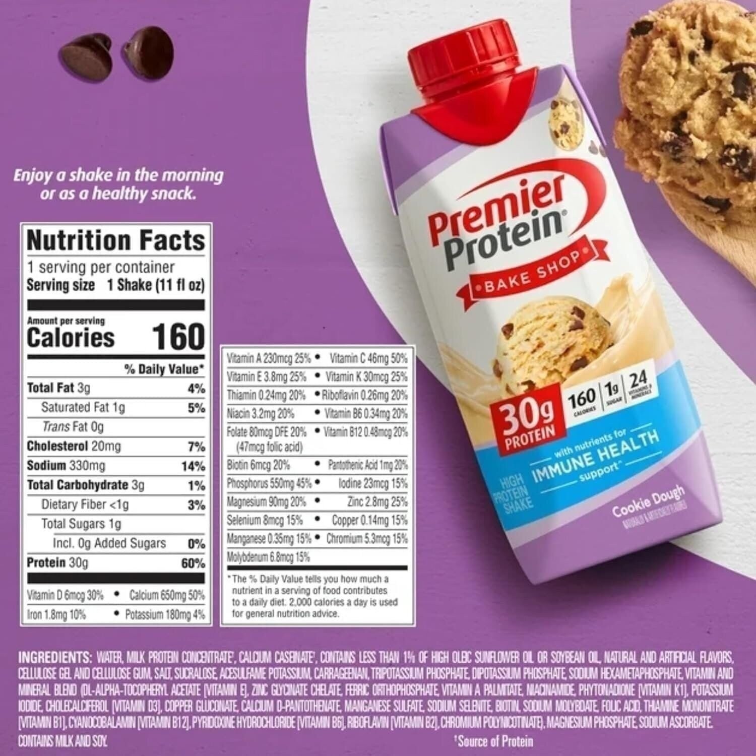 Premier Protein Shakes 6 Bottles Variety Pack in The Award Box Packaging 11…