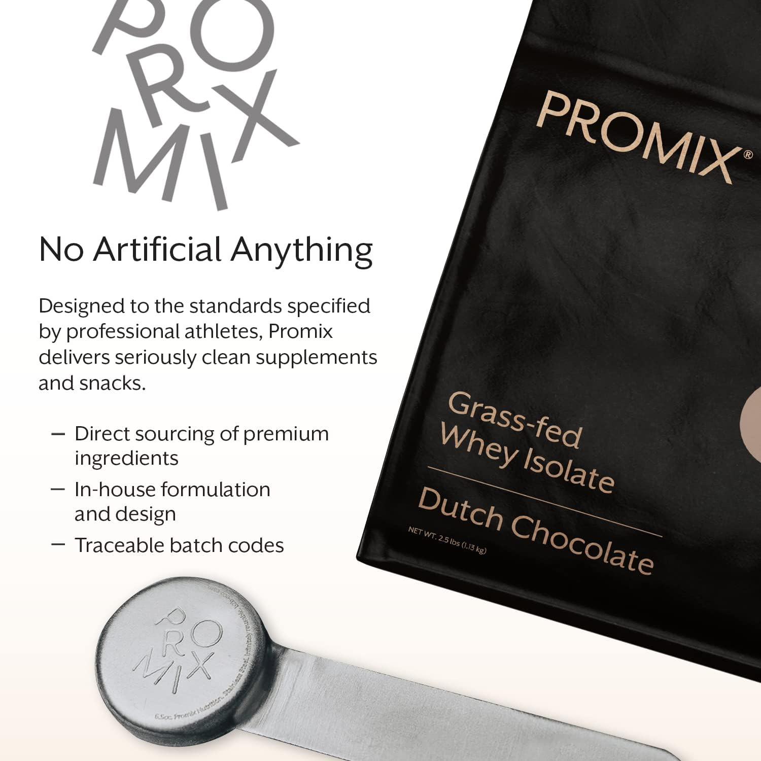 Whey Protein Isolate Powder, Chocolate – Grass-Fed – ­Post Workout Fitness & Nut