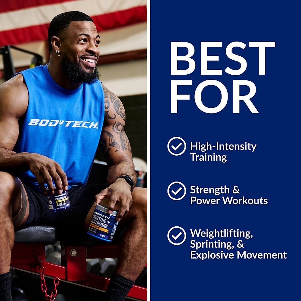 100% Pure Creatine Monohydrate Powder – Cherry Ice Flavor, 55 Servings, Muscle G