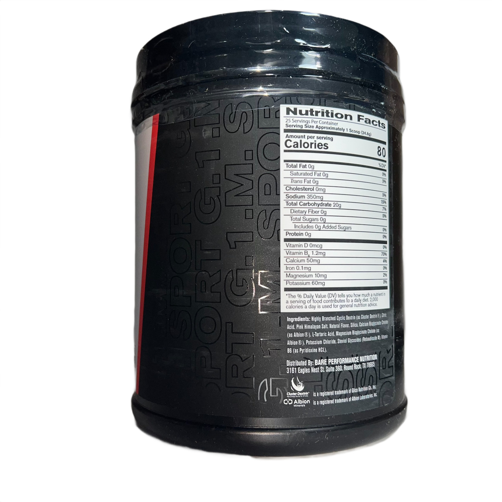 BPN G.1.M Sport Lemon Lime Performance Booster Reduce Fatigue 25 Servings NEW