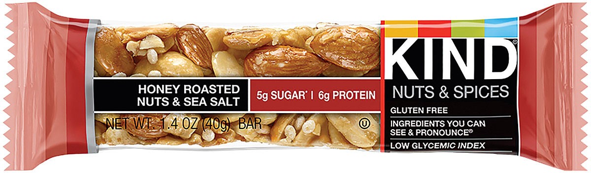 KIND Nut & Spice Bars – Natural Gluten-Free Energy Snacks with Honey, Nuts &
