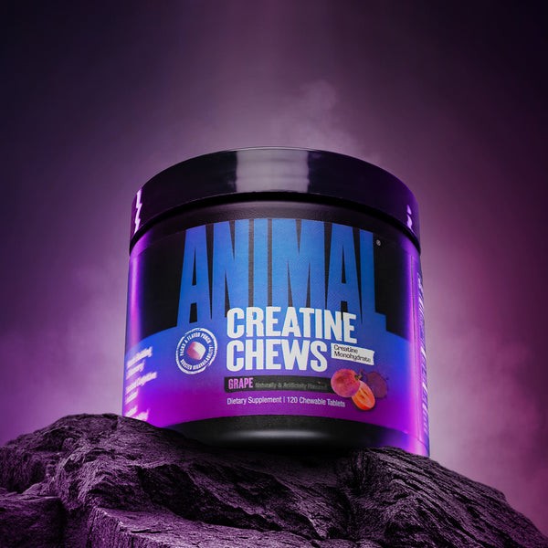 Universal Nutrition ANIMAL Creatine Chews Monohydrate 120 Grape Flav Chews 2/25