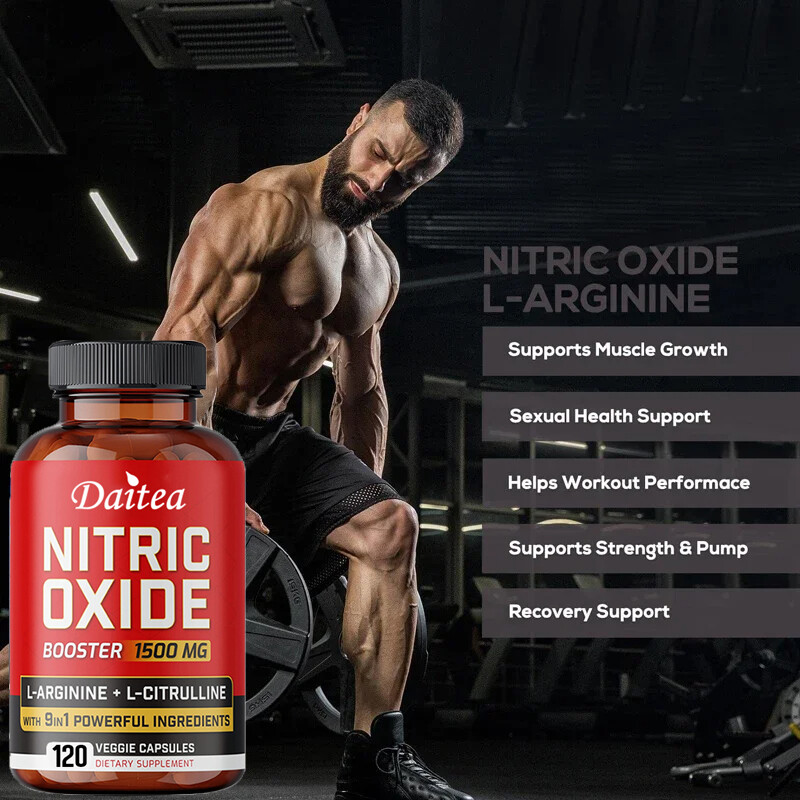 Nitric Oxide 1500MG – Natural Muscle Recovery – Nitric Oxide Production