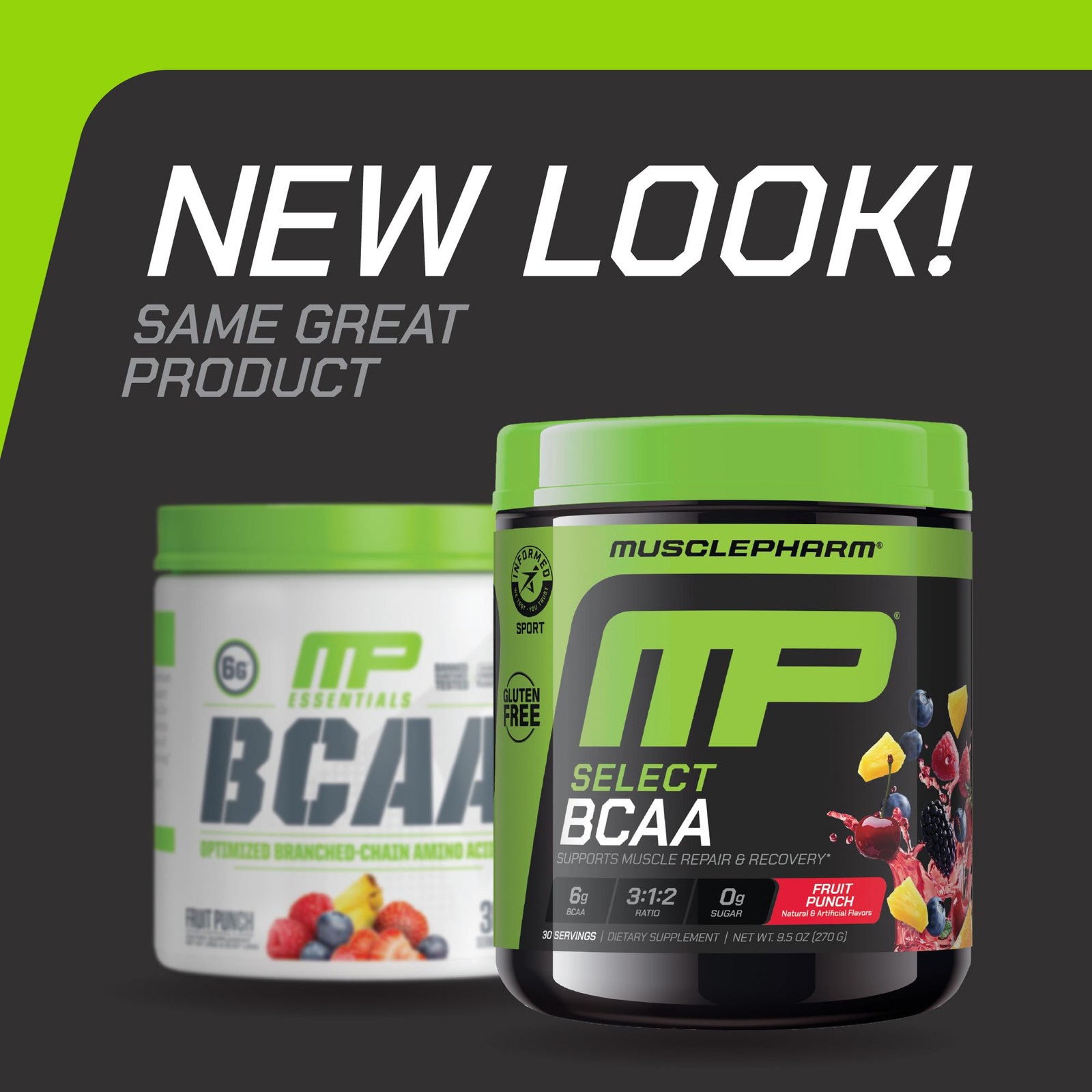 MusclePharm Essentials BCAA Powder, Pre & Post Workout Recovery Drink, Suppor…