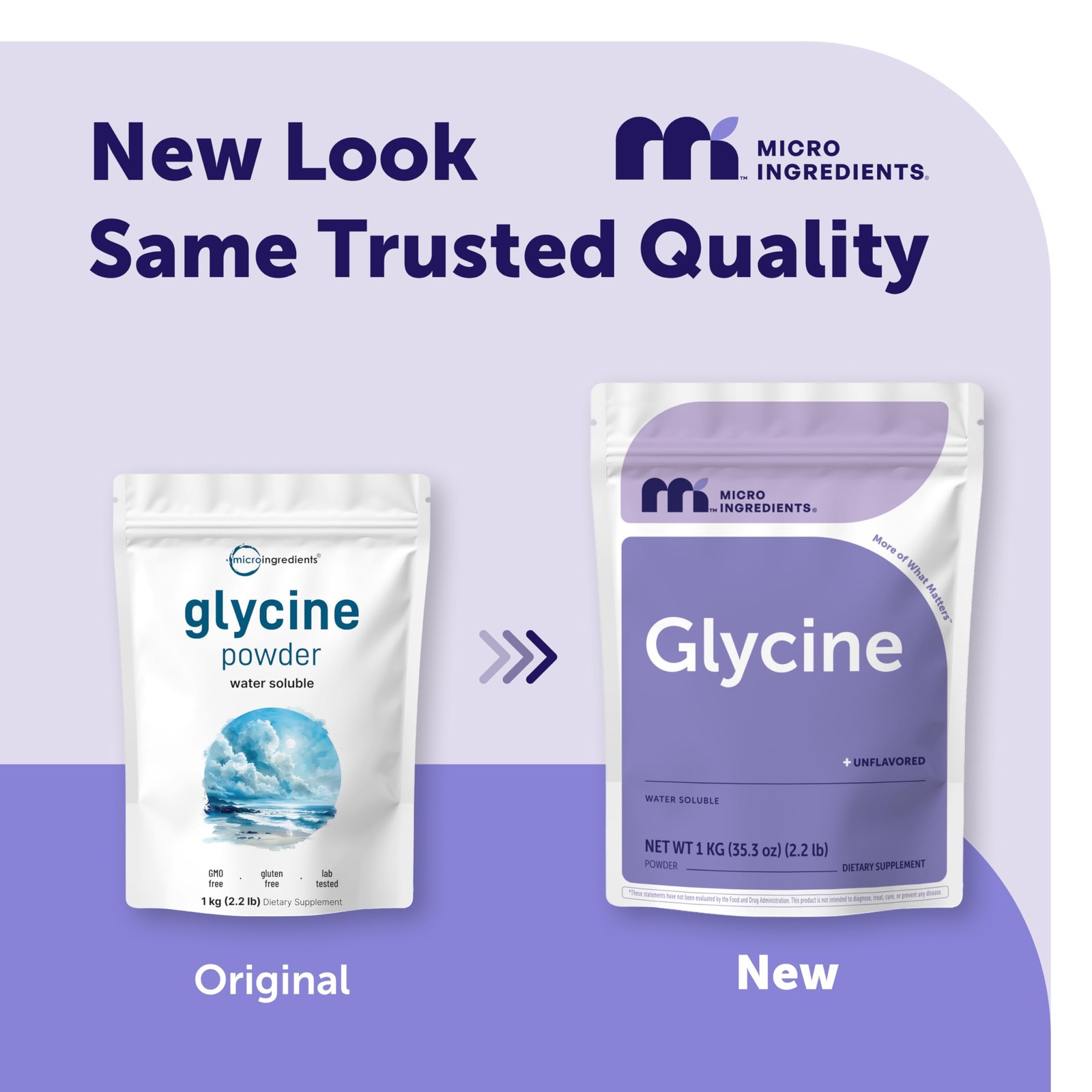 Glycine Powder, 1KG (2.2 Pounds), Glycine 1000mg Per Serving, Water Soluble a…