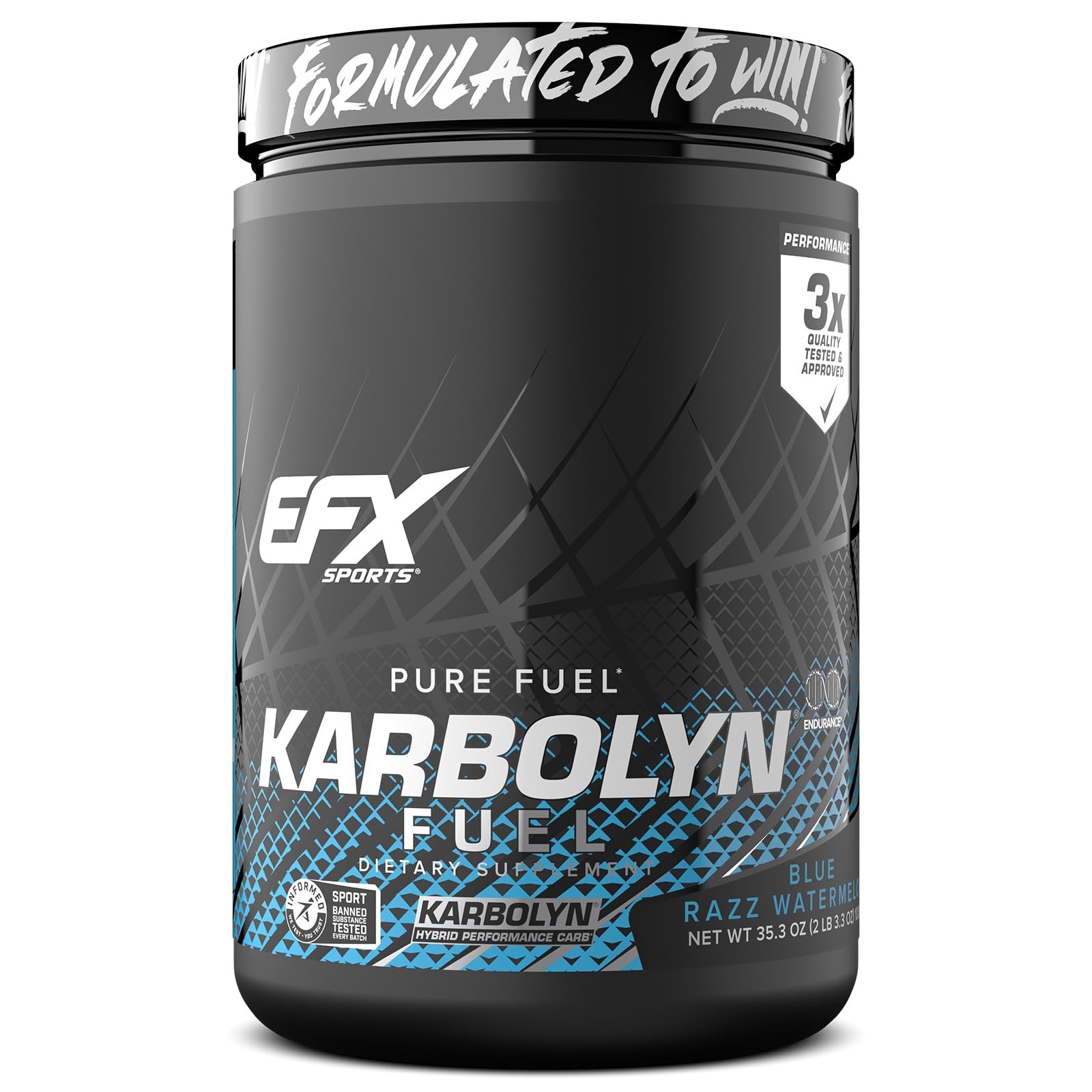 EFX Sports Karbolyn Fuel | Fast-Absorbing Carbohydrate Powder | Carb Load, Su…