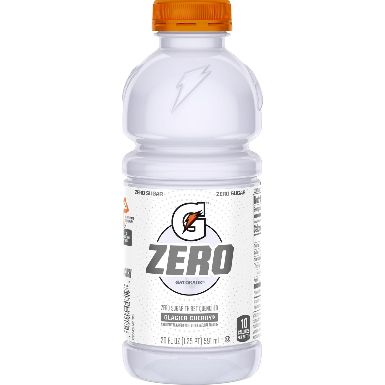 Gatorade Zero Sugar Thirst Quencher Sports Drink, Glacier Cherry, 20 Fl Oz (Pack