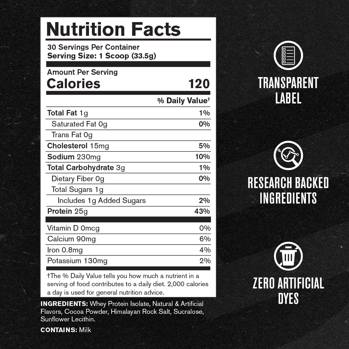 Authentic ISO Whey Protein Isolate Powder – Low Carb, Non-Gmo Muscle Building Pr