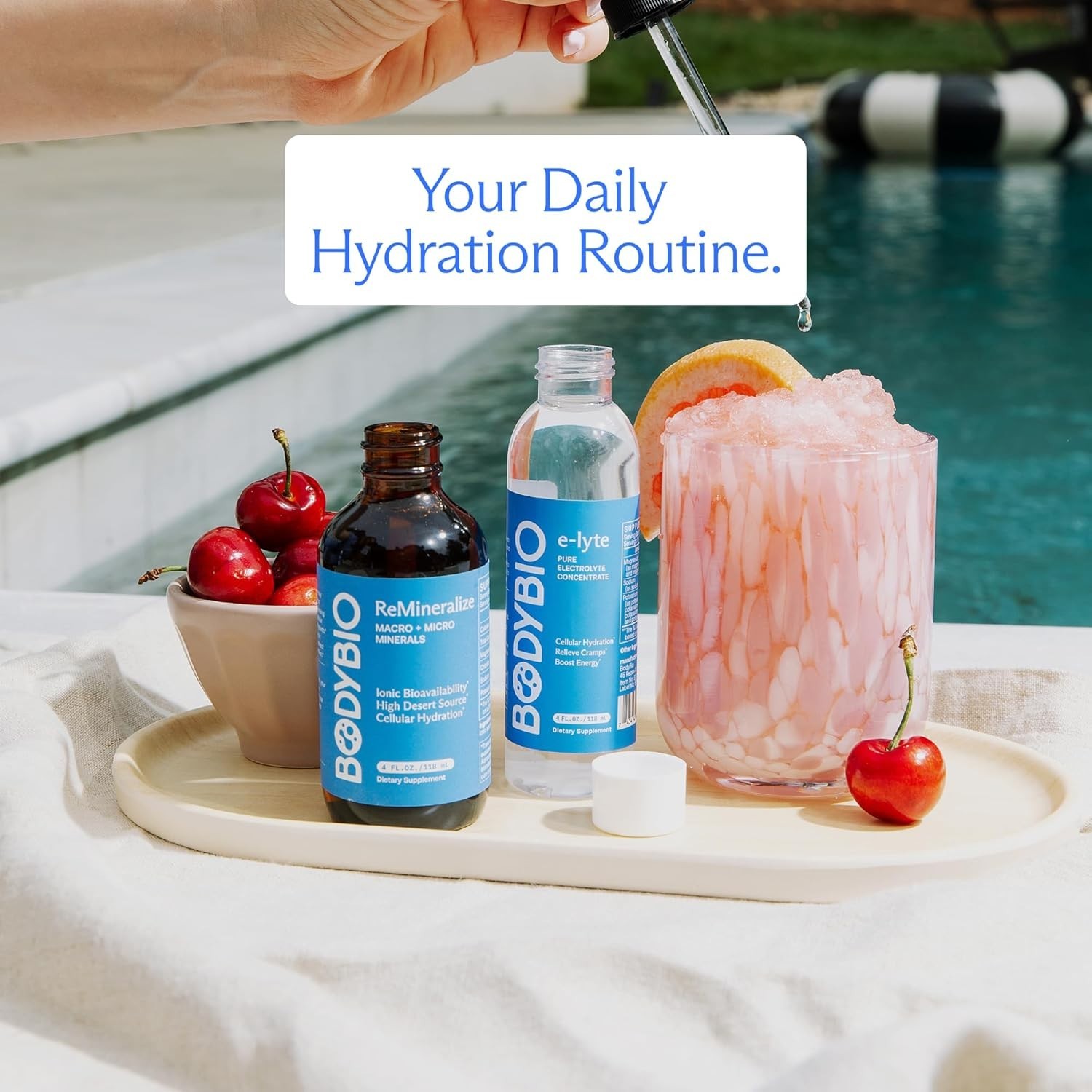 e-Lyte Liquid Electrolytes 4oz Unflavored Zero Sugar Keto Clean Hydration Energy