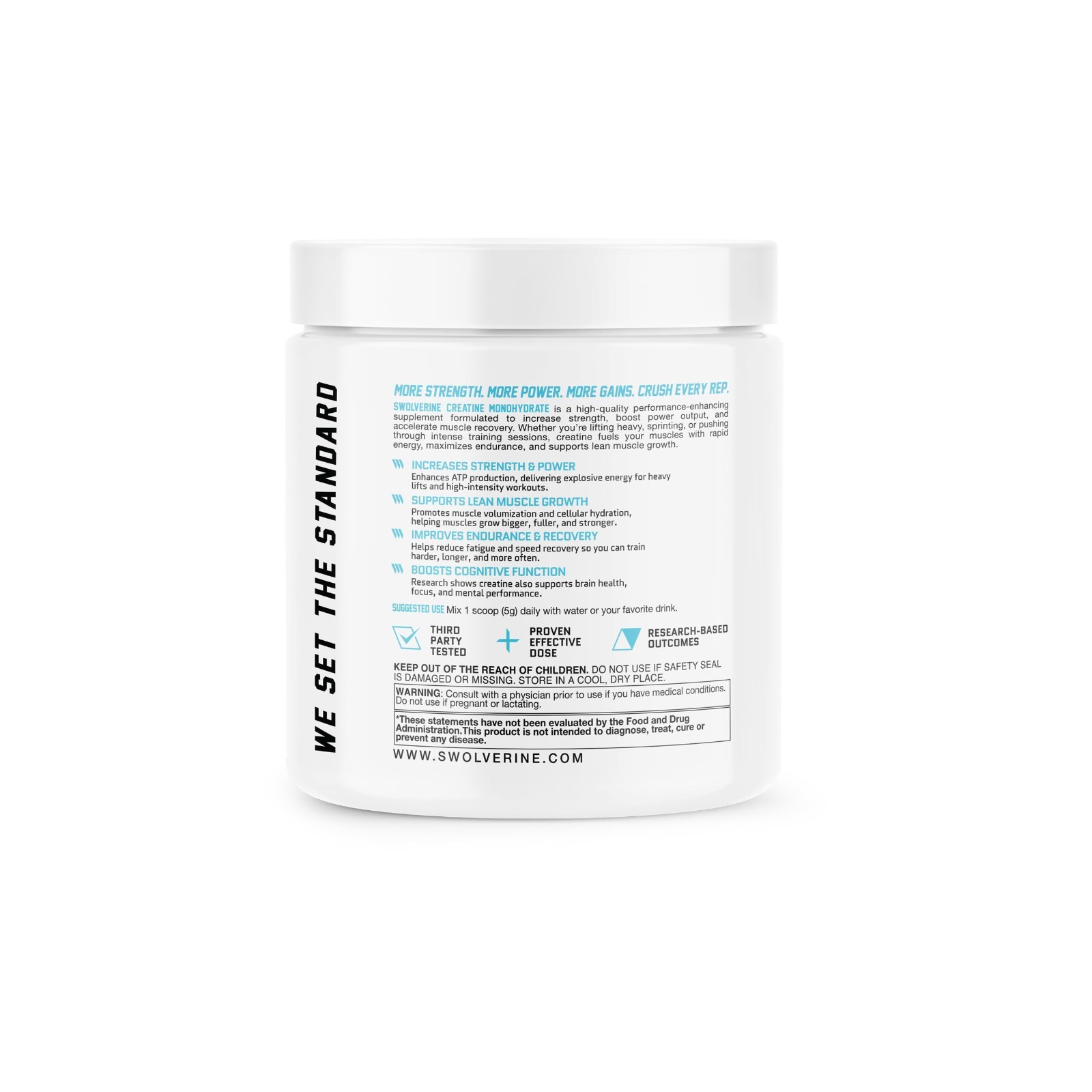 Micronized Creatine Monohydrate Powder – 5g, 30 Servings, Muscle Strength & Reco