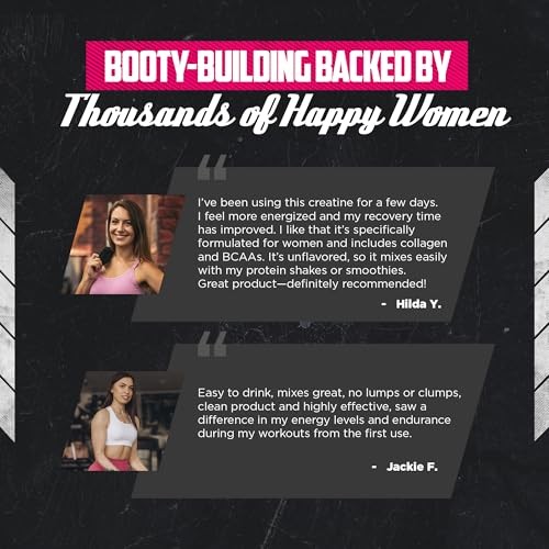 Creatine Monohydrate Powder 5000mg Collagen BCAA Women Strength Recovery