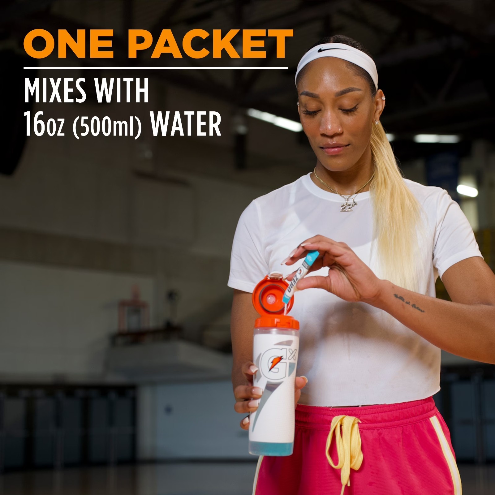 G Zero Sports Drink Powder Glacier Freeze 120 Sticks Hydration Mix Pack