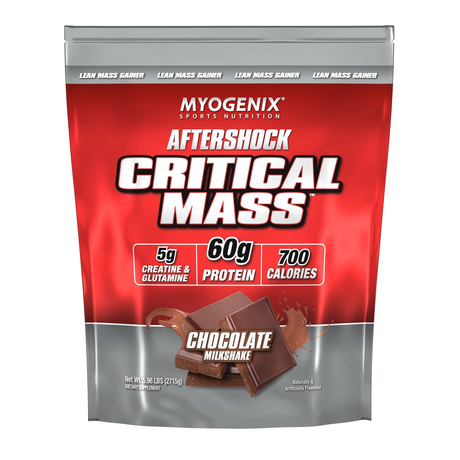 Myogenix Critical Mass Gainer – Muscle Mass Weight Gain Supplement, Zero Lact…