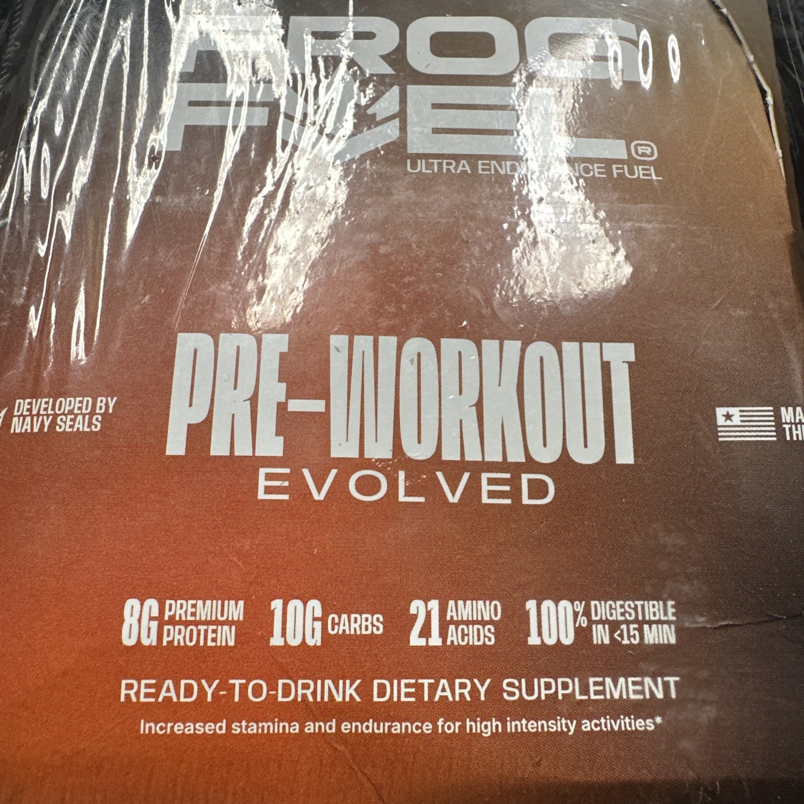 Frog Fuel Ultra Regular Gel Energized Pre Workout Shot – 24 Pack No Caffeine
