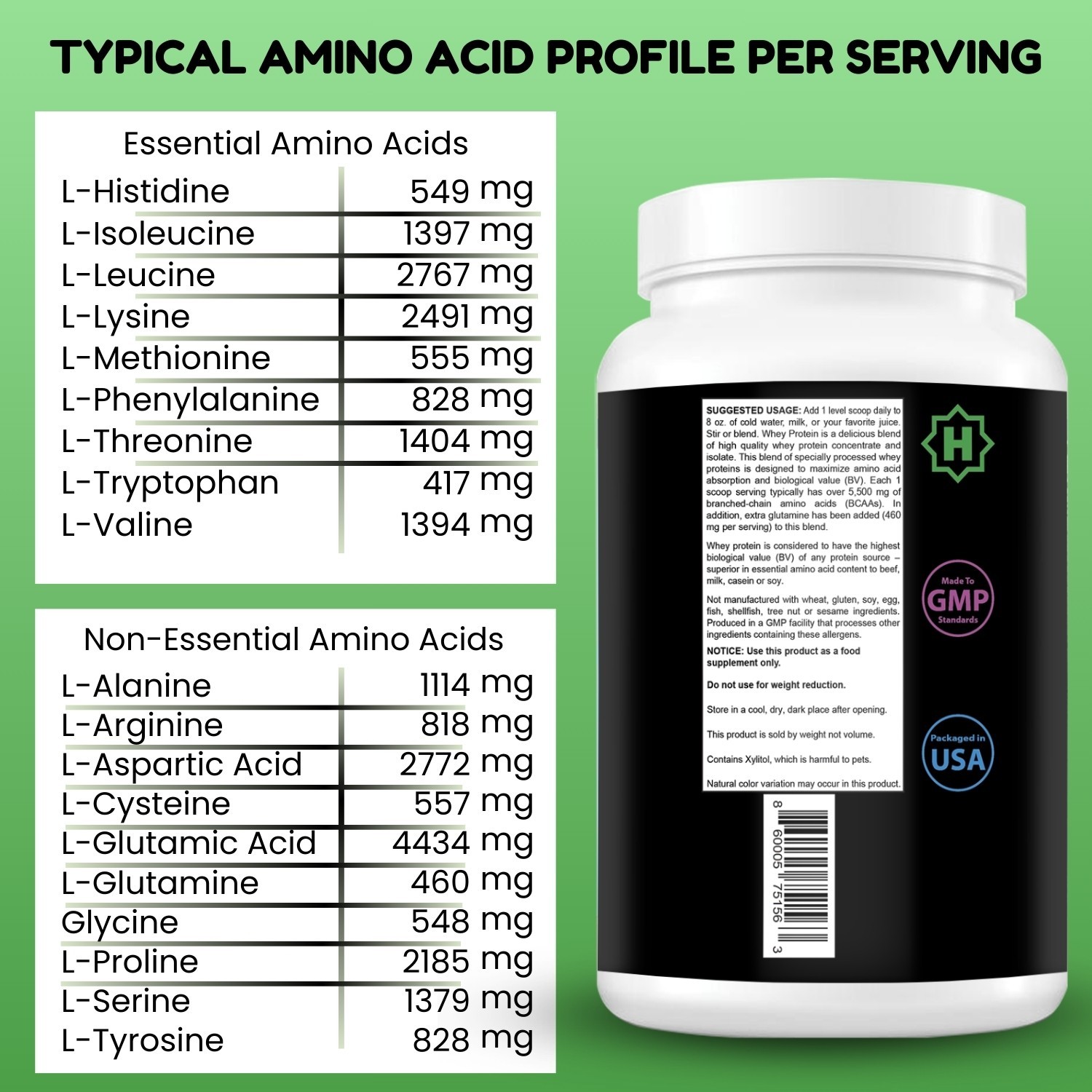 Delicious Creamy Vanilla Halal Whey Protein Powder 2Lbs | By SHIFAA NUTRITION