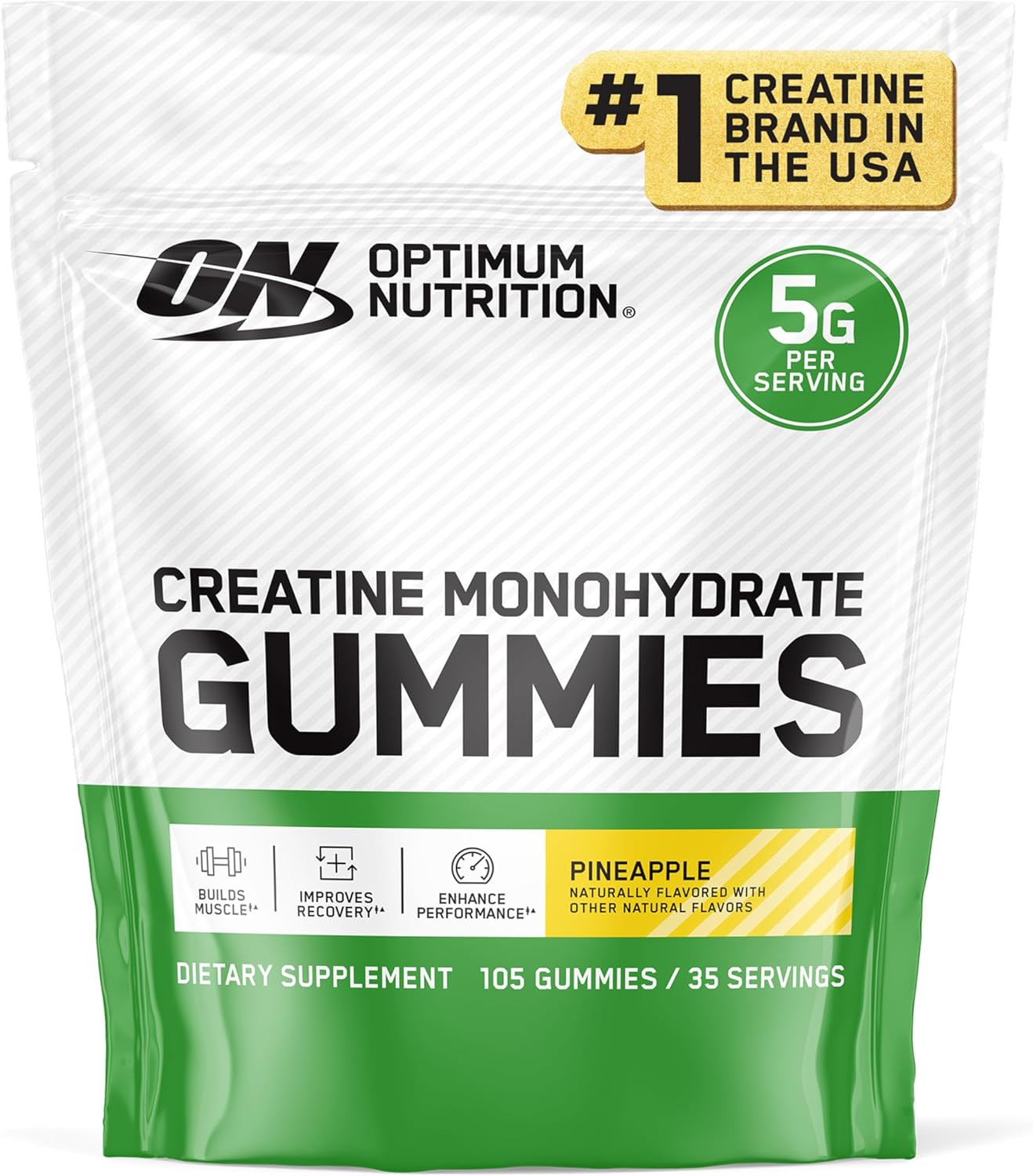 Creatine, Micronized Creatine Monohydrate Powder, Supports Strength & Recovery,
