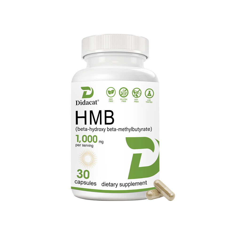 HMB Capsules Boost Overall Athletic Performance Supports Muscle Strength 30-120