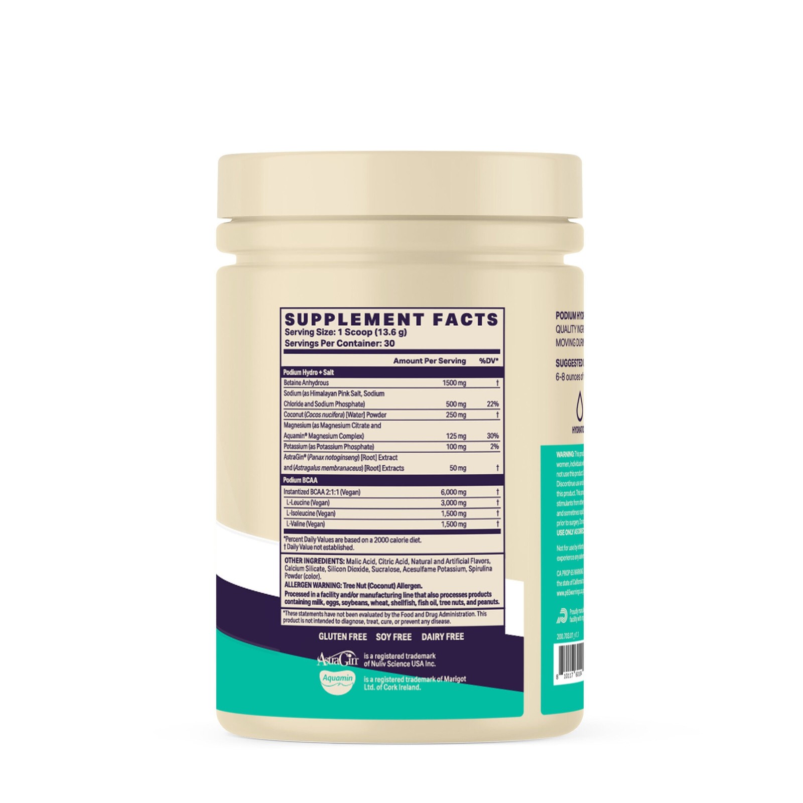 Hydro V2 Salt + BCAA – Blue Razz Slushie – 14.39 oz (30 Servings)