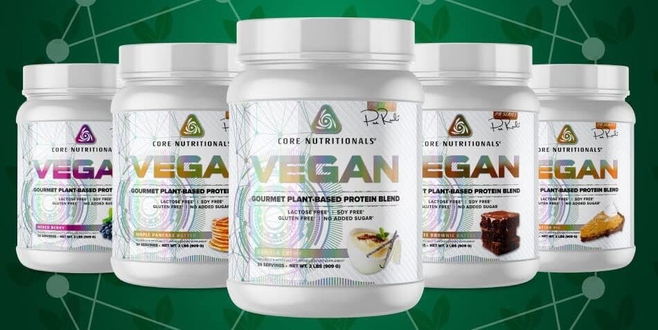 Core Nutritionals VEGAN Plant-Based Protein Blend 29 Serv (Chocolate Brownie)