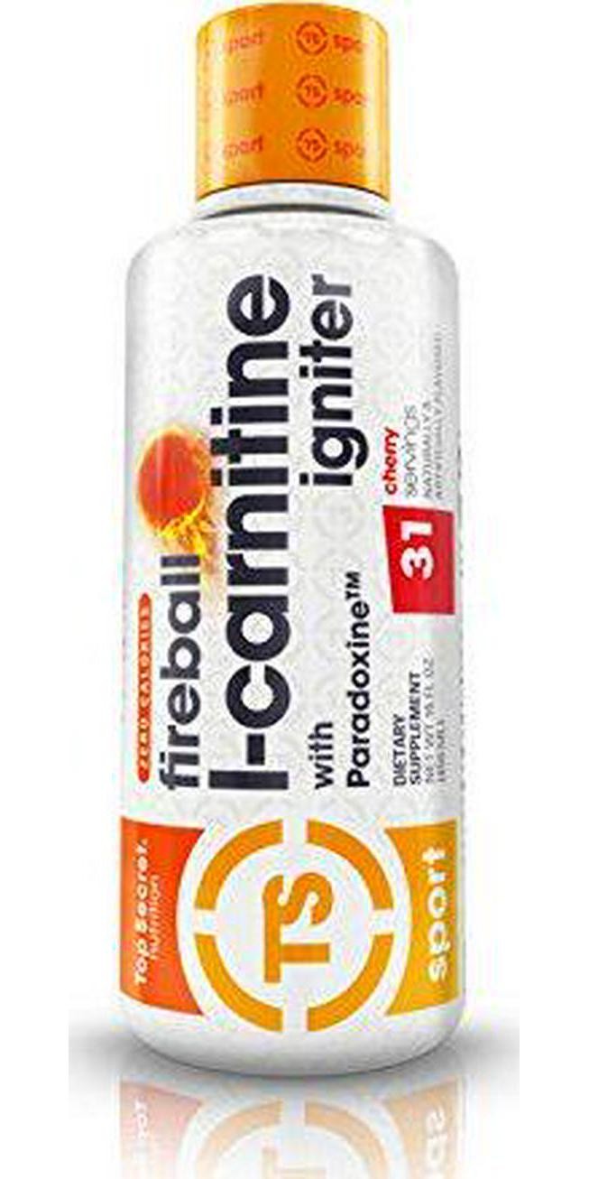 Top Secret Nutrition Fireball Liquid L-Carnitine with Paradoxine | Stim Free | |