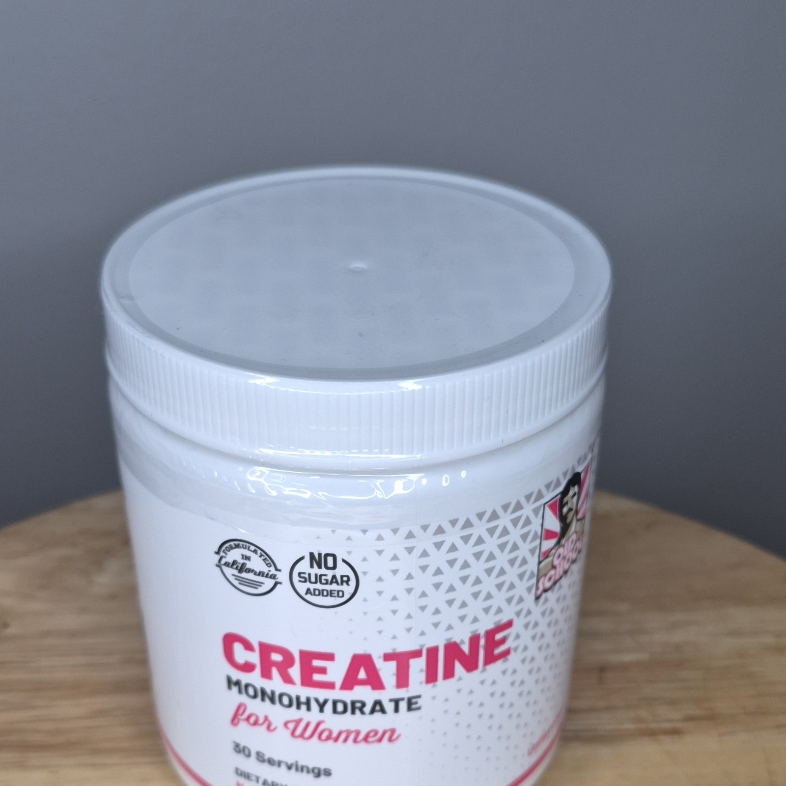 Old School Labs Creatine Monohydrate for Women, No Sugar Added, 30 Servings