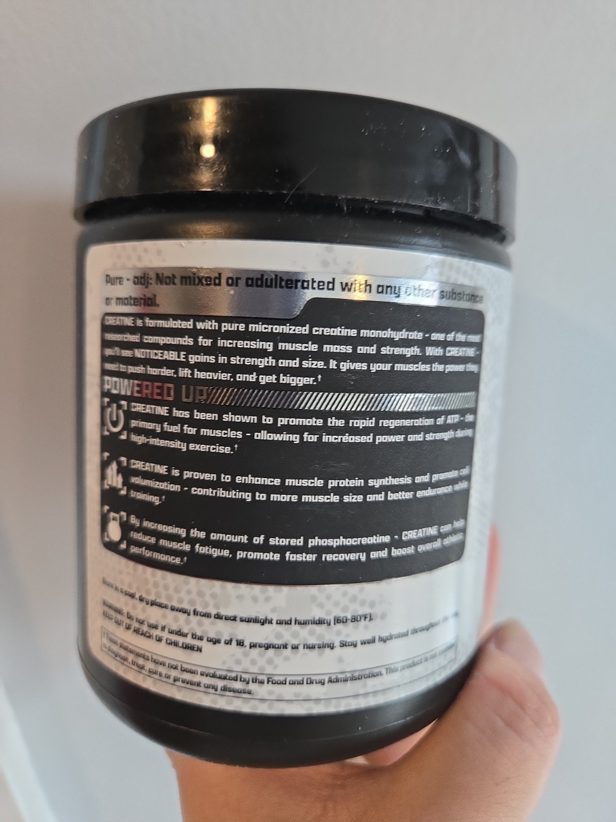 Nutrex Research Creatine Monohydrate Powder 60 Servings, 300g, Unflavored