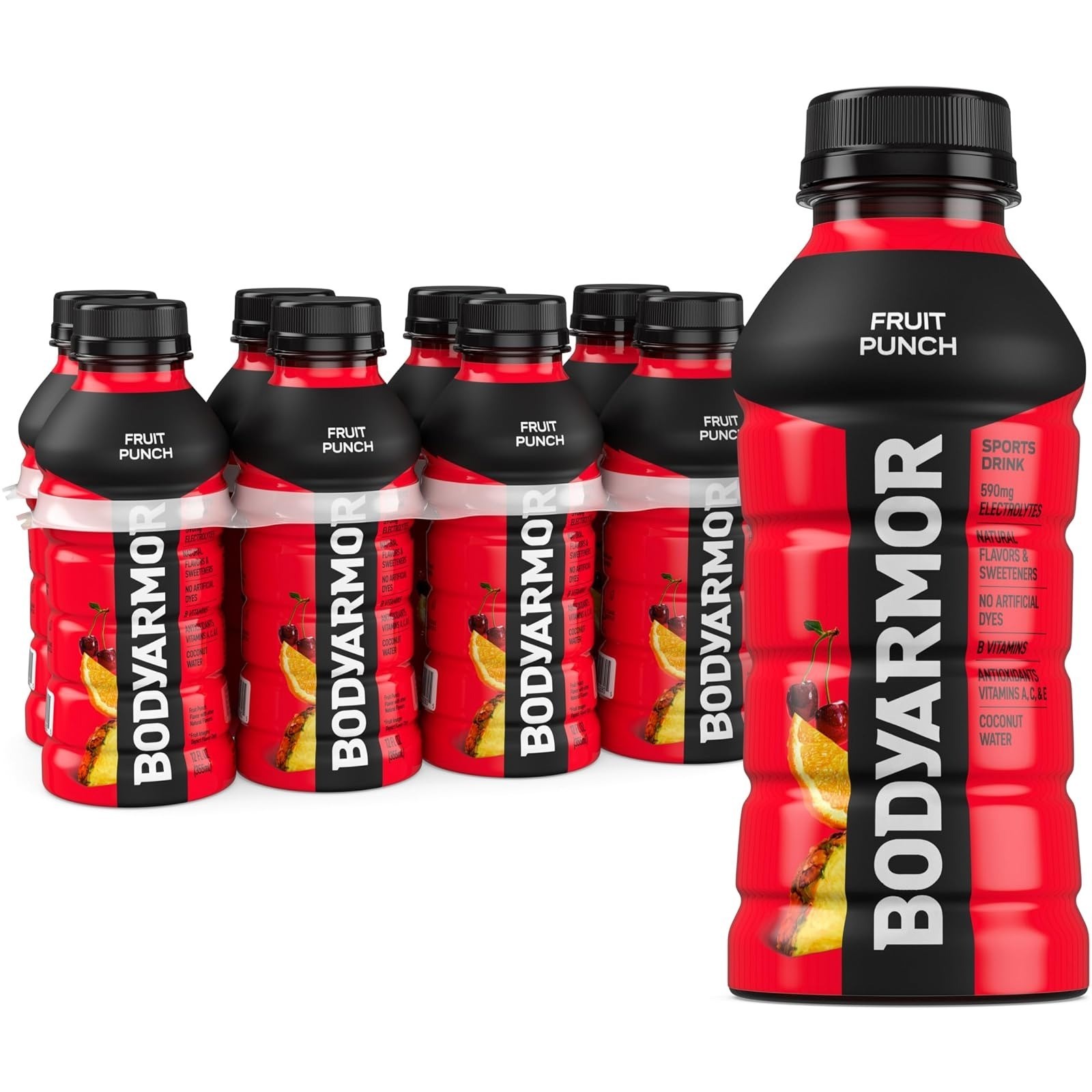 BODYARMOR Sports Drink Strawberry Banana 16 Fl Oz Bottles 6 Pack