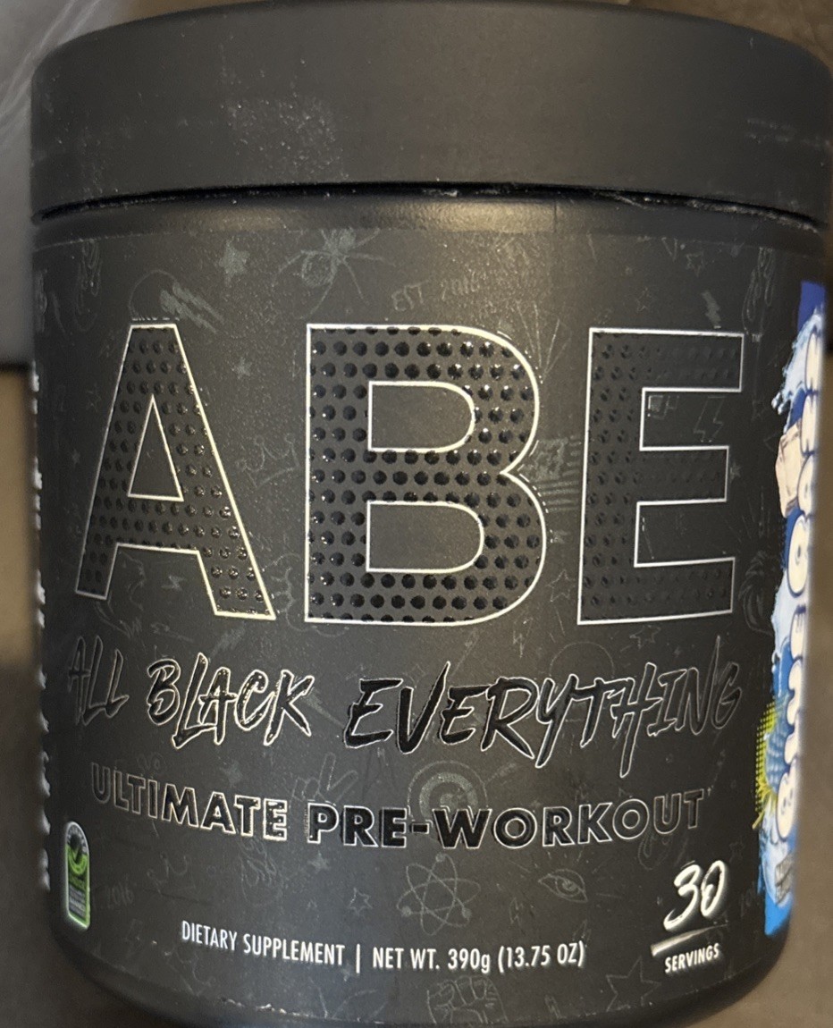 ABE Blue Razz Pre-Workout Powder 30 Servings 13.75oz Exp 03/26 FRESH!